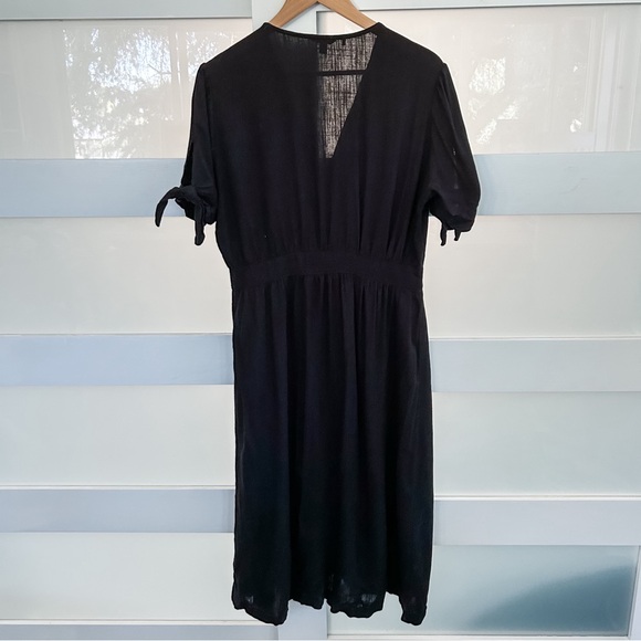 Buffalo David Bitton Mariposa V-Neck Button-Front Midi Dress Size L - Picture 3 of 6